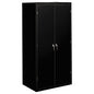 HON Assembled Storage Cabinet, 36w x 24.25d x 71.75h, Black (SC2472P)
