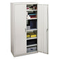 HON Assembled Storage Cabinet, 36w x 18.13d x 71.75h, Light Gray (SC1872Q)