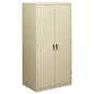 HON Assembled Storage Cabinet, 36w x 24.25d x 71.75h, Putty (SC2472L)