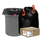 Draw 'n Tie Heavy-Duty Trash Bags, Drawstring, 33 gal, 1.2 mil, 33.5" x 38", Black, 25 Bags/Roll, 6 Rolls/Box (1DTL150)