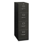 HON 310 Series Vertical File, 4 Letter-Size File Drawers, Charcoal, 15" x 26.5" x 52" (314PS)
