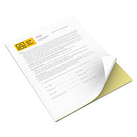 Xerox Vitality Multipurpose Carbonless 2-Part Paper, 8.5 x 11, Canary/White, 5,000/Carton (3R12850)