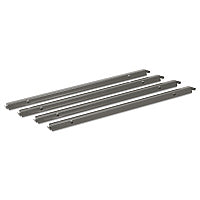 Single Cross Rails for HON 30" and 36" Wide Lateral Files, Gray, 4/Pack (919491)
