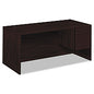 HON 10500 Series "L" Workstation Right Pedestal Desk, 66" x 30" x 29.5", Mahogany (10583RNN)