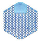 Fresh Products Wave 3D Urinal Deodorizer Screen, Cotton Blossom Scent, Blue, 10/Box, 6 Boxes/Carton (3WDS60CBLCT)