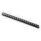 Fellowes Plastic Comb Bindings, 3/8" Diameter, 55 Sheet Capacity, Black, 100/Pack (52325)
