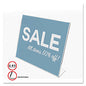 Deflecto Classic Image Slanted Sign Holder, Landscaped, 11 x 8.5 Insert, Clear (66701)