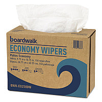 Boardwalk(R) Scrim Wipers, 4-Ply, White, 9 3/4 x 16 3/4, 900/Carton (BWKE025IDW)