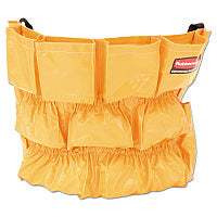 Rubbermaid Commercial Brute Caddy Bag, 12 Compartments, Yellow (264200YW)