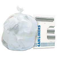 Heritage High-Density Waste Can Liners, 7 gal, 6 mic, 22" x 20", Natural, 2,000/Carton (Z4022RNR01)