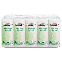 Marcal PRO 100% Premium Recycled Perforated Kitchen Roll Towels, 2-Ply, 11 x 9, White, 70/Roll, 15 Rolls/Carton (610)
