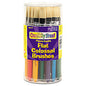 Creativity Street Colossal Brush, Natural Bristle, Flat Profile, 30/Set (5167)