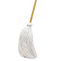 Boardwalk(R) Deck Mop w/57" Wooden Handle, 16 oz Rayon Head, 12 Mops (BWKRD60016S)