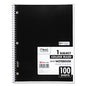 Mead Spiral Notebook, 1 Subject, College Rule, Assorted Covers, 11 x 8, 100 Sheets