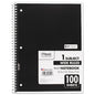 Mead Spiral Notebook, 1 Subject, Wide Rule, Assorted Covers, 100 Sheets