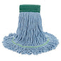 Boardwalk(R) Super Loop Medium Mop Heads, Blue Yarn, 12 Mops (BWK502BLCT)