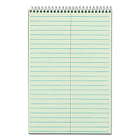 TOPS Gregg Steno Pads, Gregg Rule, 80 Green-Tint 6 x 9 Sheets (8021)
