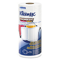 Kleenex Premiere Kitchen Roll Towels, 1-Ply, 11 x 10.4, White, 70/Roll, 24 Rolls/Carton (13964)