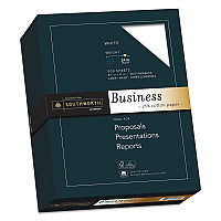 Southworth 25% Cotton Business Paper, 95 Bright, 24 lb Bond Weight, 8.5 x 11, White, 500 Sheets/Ream (404C)