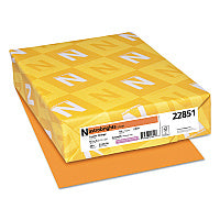 Astrobrights Color Cardstock, 65 lb Cover Weight, 8.5 x 11, Cosmic Orange, 250/Pack (22851)