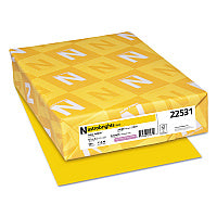 Astrobrights Color Paper, 24 lb Bond Weight, 8.5 x 11, Solar Yellow, 500/Ream (22531)