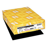 Astrobrights Color Paper, 24 lb Bond Weight, 8.5 x 11, Eclipse Black, 500/Ream (22321)