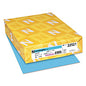 Astrobrights Color Paper, 24 lb Bond Weight, 8.5 x 11, Lunar Blue, 500 Sheets/Ream (22521)
