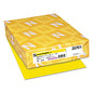 Neenah Paper Exact Brights Paper, 20 lb Bond Weight, 8.5 x 11, Bright Yellow, 500/Ream (26701)