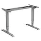 Alera AdaptivErgo Sit-Stand 3-Stage Electric Height-Adjustable Table Base with Memory Control, 48.06" x 24.35" x 25" to 50.7", Gray (ALEHT3SAG)