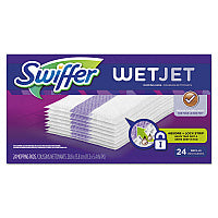 Swiffer WetJet System Refill Cloths, 11.3" x 5.4", White, 24/Box (08443)