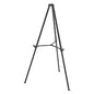 MasterVision Quantum Heavy Duty Display Easel, 35.62" to 61.22" High, Plastic, Black (FLX11404)