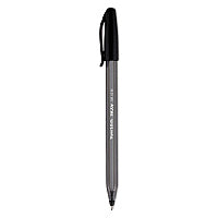 Paper Mate InkJoy 100 Ballpoint Pen, Stick, Medium 1 mm, Black Ink, Smoke/Black Barrel, Dozen (1951257)