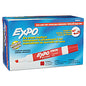 EXPO Low-Odor Dry-Erase Marker, Broad Chisel Tip, Red, Dozen (80002)