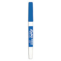EXPO Low-Odor Dry-Erase Marker, Fine Bullet Tip, Blue, Dozen (86003)