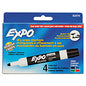 EXPO Low-Odor Dry-Erase Marker, Medium Bullet Tip, Assorted Colors, 4/Set (82074)