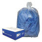 Classic Clear Linear Low-Density Can Liners, 60 gal, 0.9 mil, 38" x 58", Clear, 10 Bags/Roll, 10 Rolls/Carton (385822C)