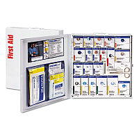 First Aid Only ANSI 2015 SmartCompliance Food Service First Aid Kit, w/o Medication, 50 People, 260 Pieces, Metal Case (746006021)