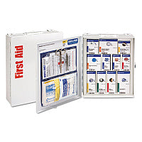 First Aid Only ANSI 2021 SmartCompliance General Business First Aid Station Class A, No Meds, 25 People, 94 Pieces, Metal Case (90578021)