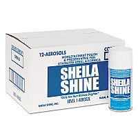 Sheila Shine Stainless Steel Cleaner and Polish, 10 oz Aerosol Spray, 12/Carton (1CT)