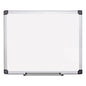 MasterVision Porcelain Value Dry Erase Board, 24 x 36, White Surface, Silver Aluminum Frame (CR0601170MV)