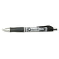 AbilityOne 7520016539298, SKILCRAFT Needle Point Roller Ball Pen, Retractable, Fine 0.7 mm, Black Ink, Gray/Black/White Barrel, Dozen