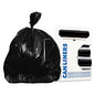 Linear Low Density Can Liners with AccuFit Sizing, 55 gal, 0.9 mil, 40" x 53", Black, 20 Bags/Roll, 5 Rolls/Carton (H8053TKR01)