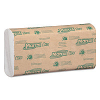 Marcal(R) Pro C-Fold Paper Towels, 1-Ply, White, 2400 Towels (P100B)