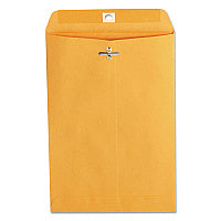 Universal Kraft Clasp Envelope, #63, Square Flap, Clasp/Gummed Closure, 6.5 x 9.5, Brown Kraft, 100/Box (UNV35261)