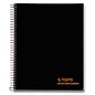 TOPS JEN Action Planner, 1-Subject, Narrow Rule, Black Cover, (100) 8.5 x 6.75 Sheets (63828)