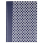 Universal Casebound Hardcover Notebook, 1-Subject, Wide/Legal Rule, Dark Blue/White Cover, (150) 10.25 x 7.63 Sheets (UNV66351)