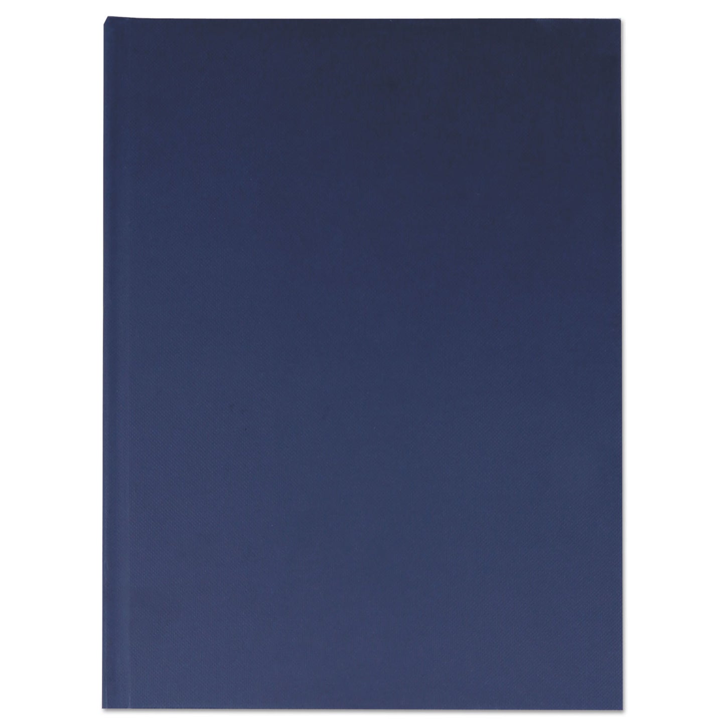 Universal Casebound Hardcover Notebook, 1-Subject, Wide/Legal Rule, Dark Blue Cover, (150) 10.25 x 7.63 Sheets (UNV66352)