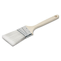 AbilityOne 8020015964247 SKILCRAFT 2 1/2" Angled Sash Paint Brush, Polyester, Wood Handle