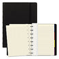 Filofax Notebook, 1-Subject, Medium/College Rule, Black Cover, (112) 8.25 x 5.81 Sheets (B115007U)