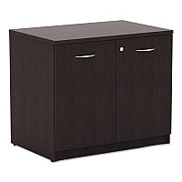 Alera Valencia Series Storage Cabinet, 34.13w x 22.78d x 29.5h, Espresso (ALEVA613622ES)
